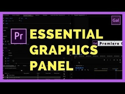 The NEW Essential Graphics Panel in Adobe Premiere Pro CC 20…