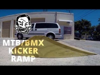 How to build a kicker ramp for BMX or MTB