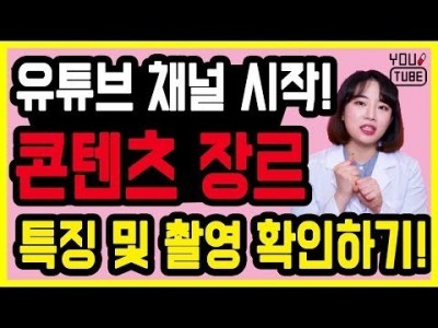 유튜브 채널 시작 ! 장르 별 촬영 방법과 특징 확인하기 | 유튜버 장르 게임 콘텐츠 뷰티 콘텐츠 먹방 크리…